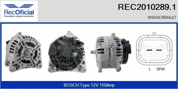 Alternator (REC2010289.1)