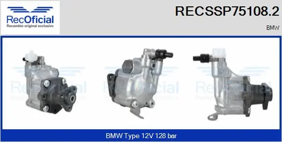 Hydraulic Pump, steering (RECSSP75108.2)