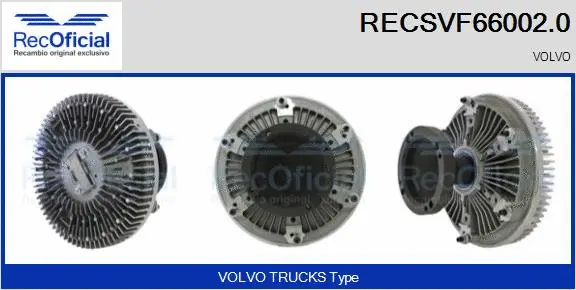 Clutch, radiator fan (RECSVF66002.0)