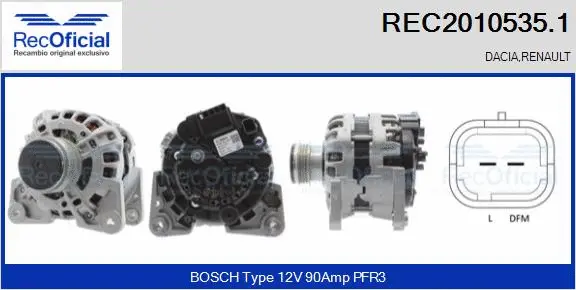 Alternator (REC2010535.1)