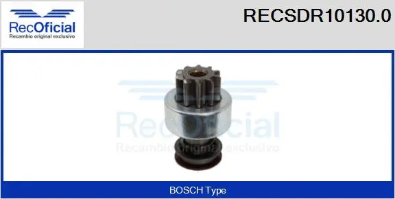 Pinion, starter (RECSDR10130.0)