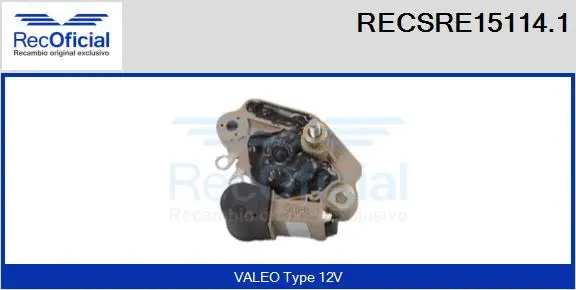 Alternator Regulator (RECSRE15114.1)