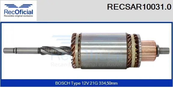 Armature, starter (RECSAR10031.0)