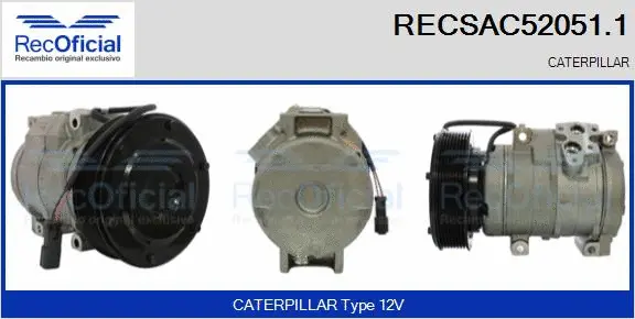 Compressor, air conditioning (RECSAC52051.1)