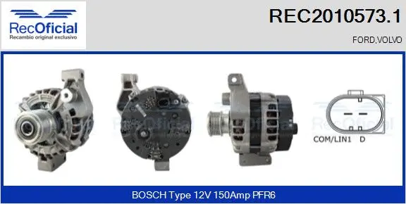 Alternator (REC2010573.1)
