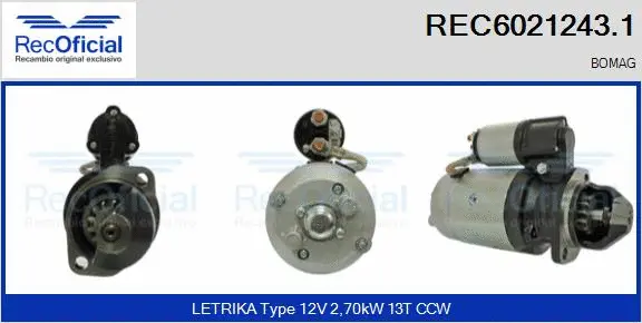 Starter (REC6021243.1)