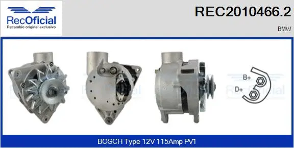 Alternator (REC2010466.2)