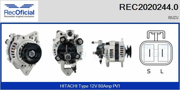 Alternator (REC2020244.0)