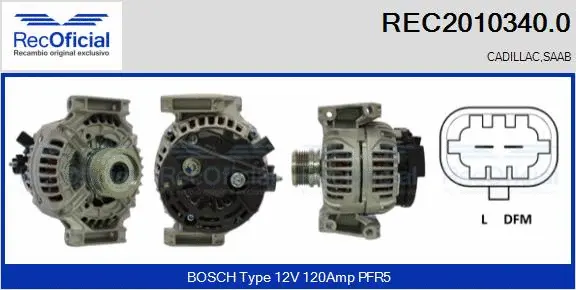 Alternator (REC2010340.0)