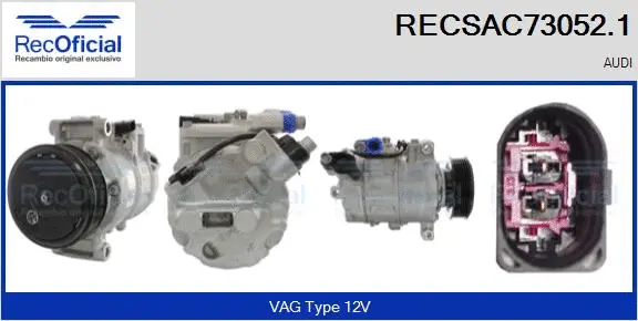 Compressor, air conditioning (RECSAC73052.1)