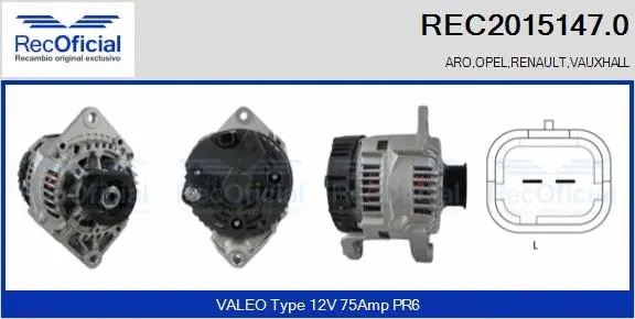 Alternator (REC2015147.0)