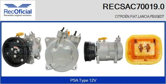 Compressor, air conditioning (RECSAC70019.0)