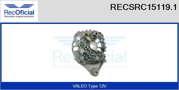 Rectifier, alternator (RECSRC15119.1)