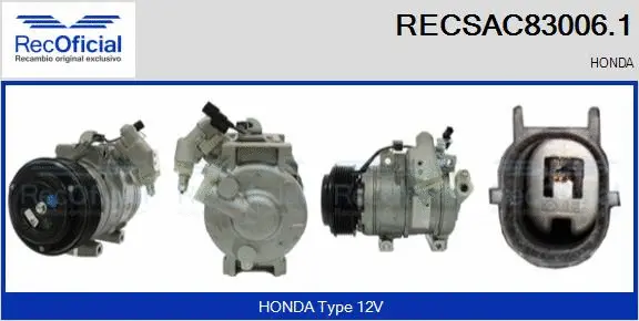 Compressor, air conditioning (RECSAC83006.1)