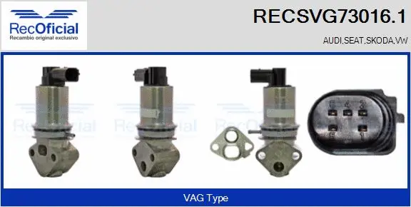 EGR Valve (RECSVG73016.1)
