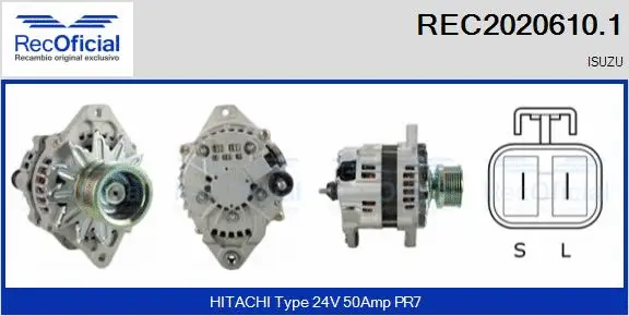 Alternator (REC2020610.1)