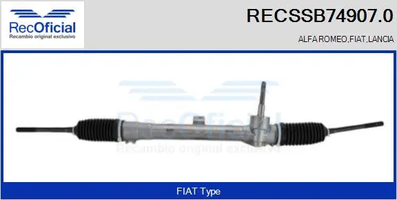 Steering Gear (RECSSB74907.0)