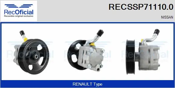 Hydraulic Pump, steering (RECSSP71110.0)
