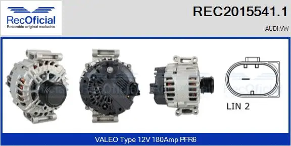 Alternator (REC2015541.1)