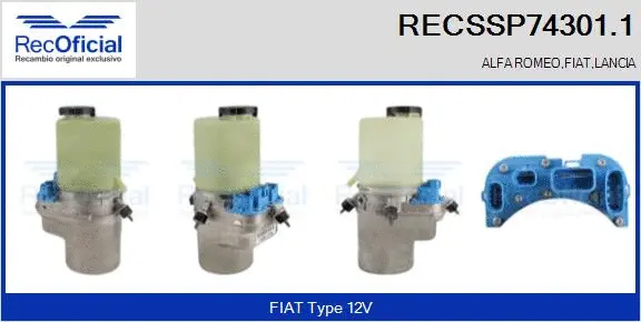 Hydraulic Pump, steering (RECSSP74301.1)