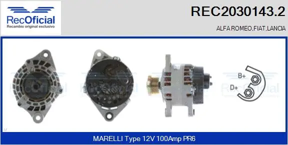 Alternator (REC2030143.2)