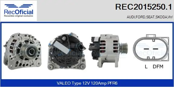 Alternator (REC2015250.1)