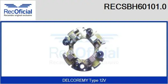 Holder, carbon brushes (RECSBH60101.0)