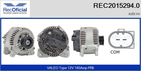 Alternator (REC2015294.0)