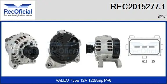 Alternator (REC2015277.1)
