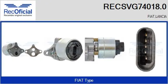 EGR Valve (RECSVG74018.0)