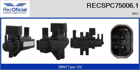 Pressure Converter, exhaust control (RECSPC75006.1)