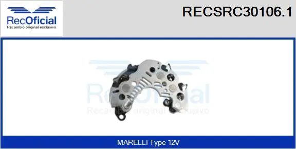 Rectifier, alternator (RECSRC30106.1)