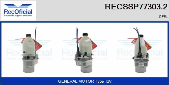 Hydraulic Pump, steering (RECSSP77303.2)