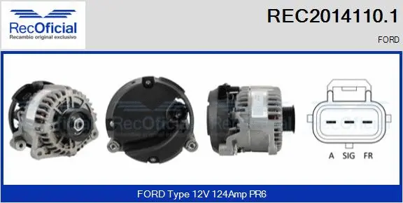 Alternator (REC2014110.1)
