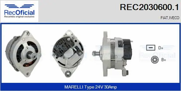 Alternator (REC2030600.1)