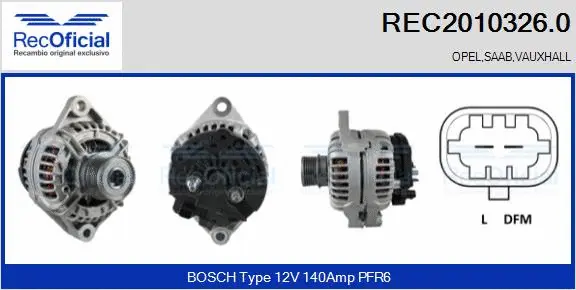 Alternator (REC2010326.0)
