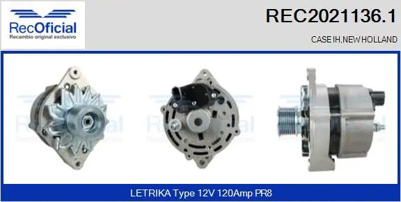 Alternator (REC2021136.1)