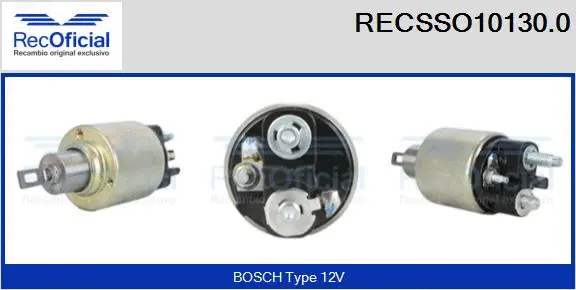 Solenoid Switch, starter (RECSSO10130.0)
