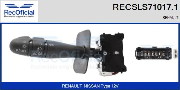 Steering Column Switch (RECSLS71017.1)