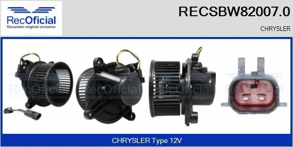 Interior Blower (RECSBW82007.0)