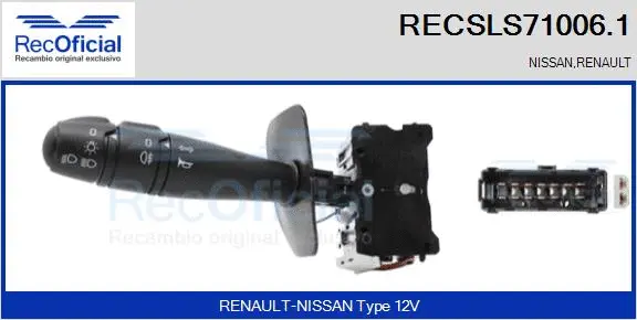 Steering Column Switch (RECSLS71006.1)