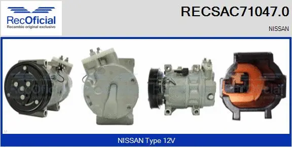 Compressor, air conditioning (RECSAC71047.0)