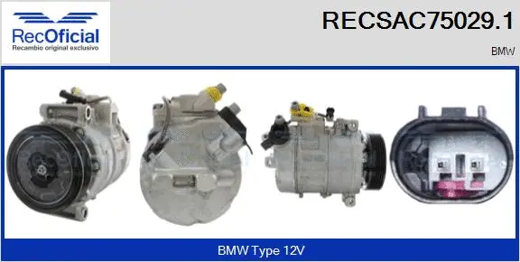 Compressor, air conditioning (RECSAC75029.1)