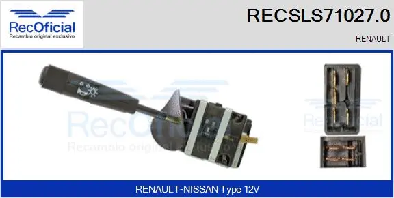 Steering Column Switch (RECSLS71027.0)