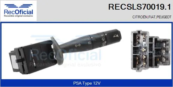 Steering Column Switch (RECSLS70019.1)