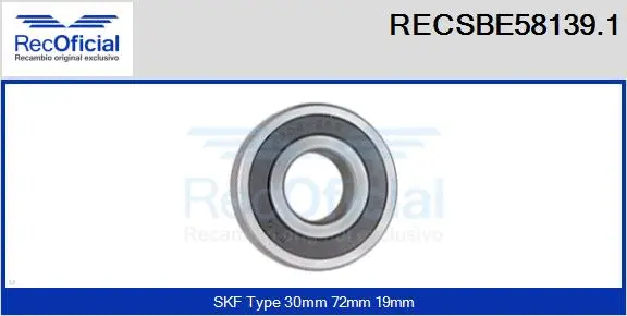 Bearing (RECSBE58139.1)