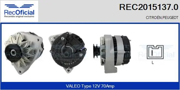 Alternator (REC2015137.0)