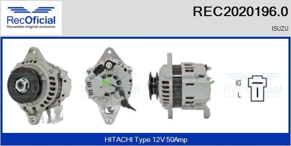 Alternator (REC2020196.0)