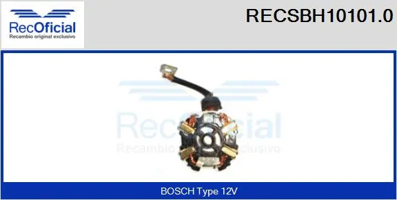 Holder, carbon brushes (RECSBH10101.0)