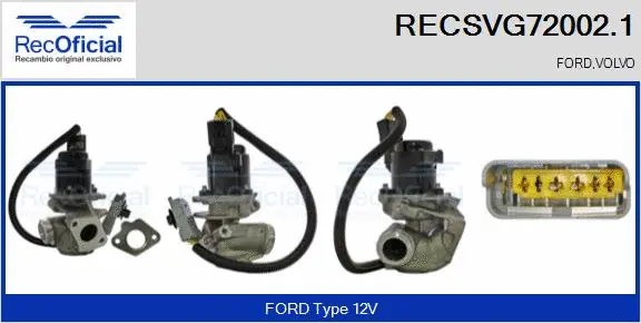 EGR Valve (RECSVG72002.1)